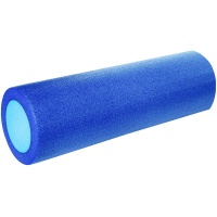 Ролик для йоги полнотелый 2-х цветный (синий/голубой) 45х15см. PEF100-45-X
