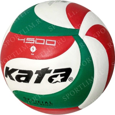 Мяч волейбольный "Kata" , PU 2.5, 280 гр, клееный, бут.камера C33281